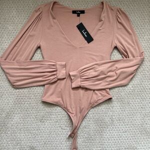 Lulu’s Pink Bodysuit